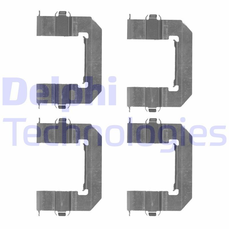 DELPHI LX0501 Lisakomplekt, ketaspiduriklotsid ANTARA 2.2 CDTi 4x4 184 HP Diisel 2015