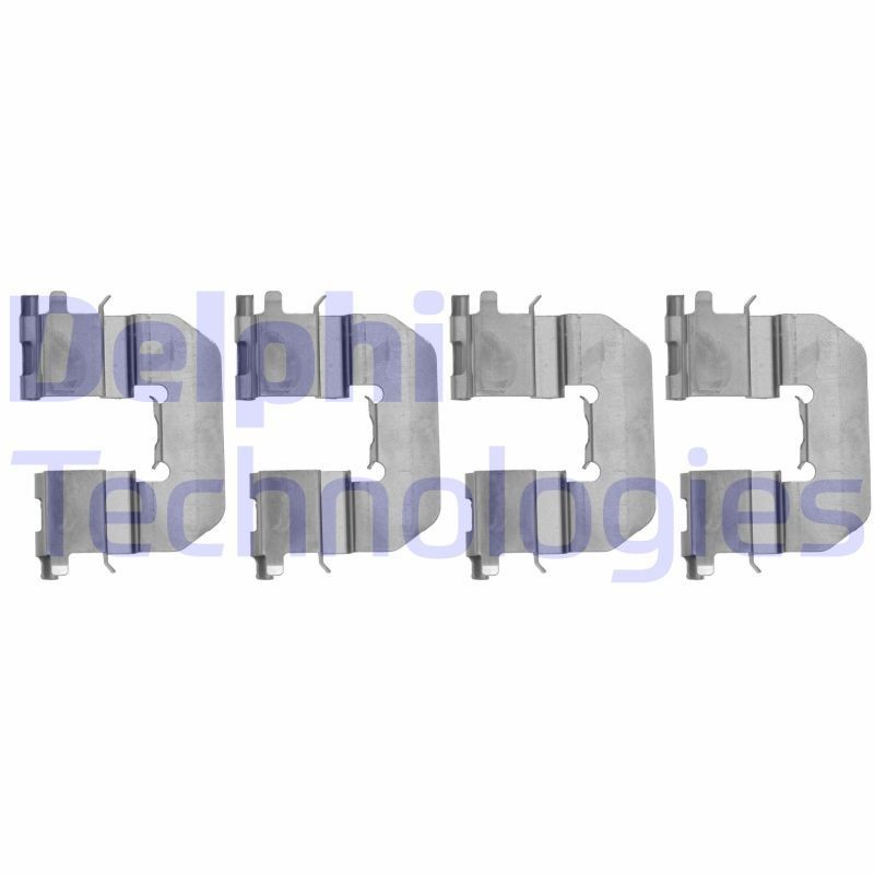 DELPHI LX0520 Lisakomplekt, ketaspiduriklotsid CRETA 1.5 MPi (SU2I) 116 HP Bensiin