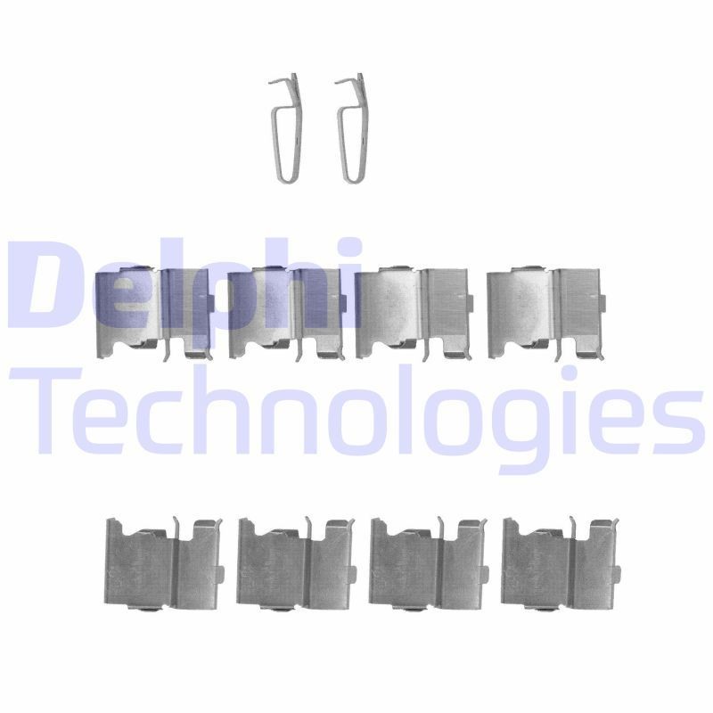 DELPHI LX0522 Lisakomplekt, ketaspiduriklotsid ECLIPSE 1.5 T-Mivec 4WD 163 HP Bensiin