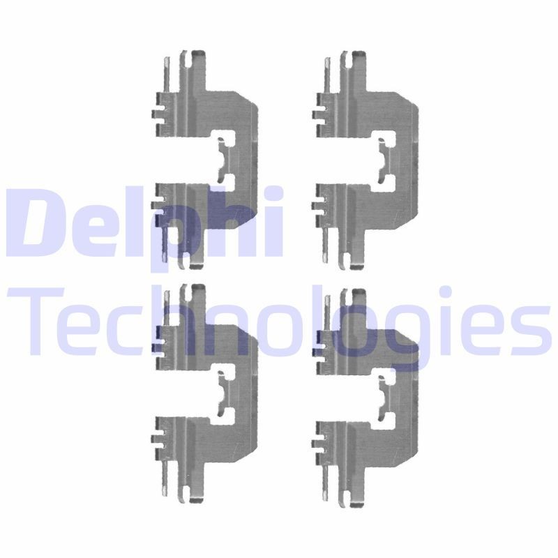 DELPHI LX0524 Lisakomplekt, ketaspiduriklotsid MX-5 2.0 (ND6E) 184 HP Bensiin