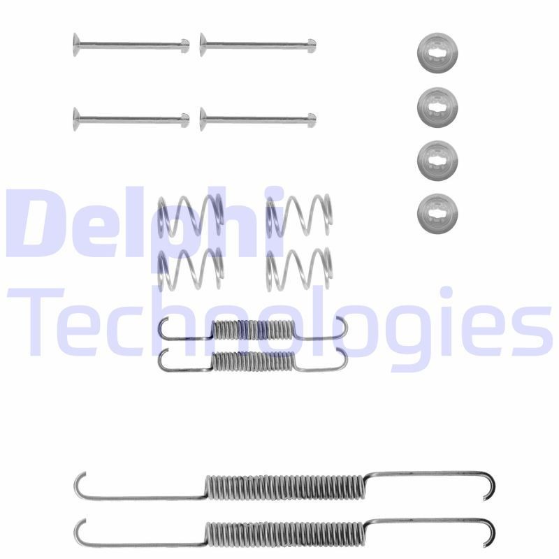 DELPHI LY1001 Lisakomplekt, Piduriklotsid CARLTON 2.3 D 71 HP Diisel 1986