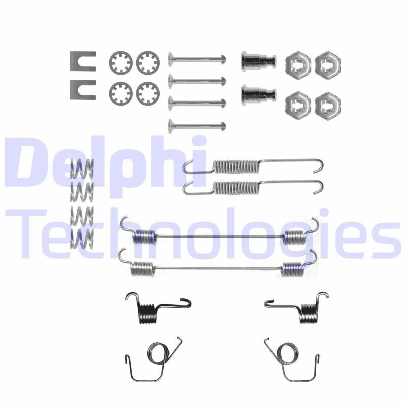DELPHI LY1040 Accessory Kit, brake shoes 11 1.4 60 PS Petrol 1995