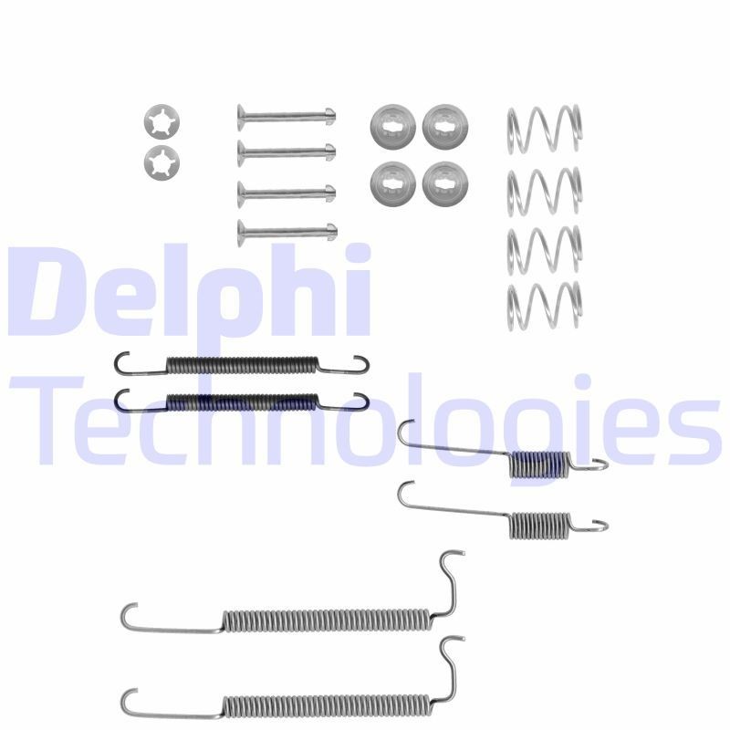 DELPHI LY1046 Lisakomplekt, Piduriklotsid ASTRA 1.2 60 HP Bensiin 1991