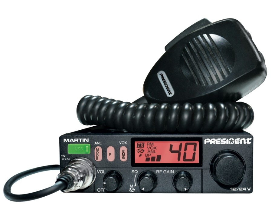 PRESIDENT CB-radio MARTIN Varenummer: TXPR218 billige