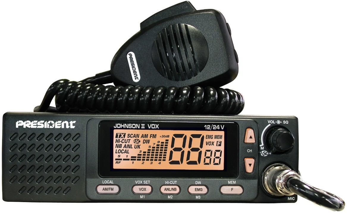 PRESIDENT CB radio JOHNSON II VOX Article number: TXPR667 cheaply