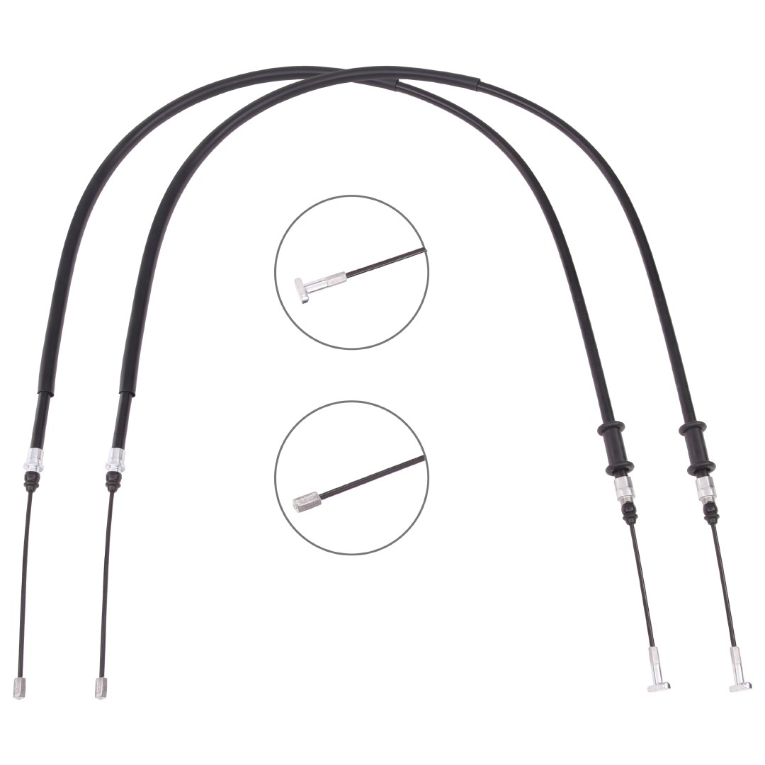 RIDEX Håndbremsekabel Varenummer: 124C1122 billige