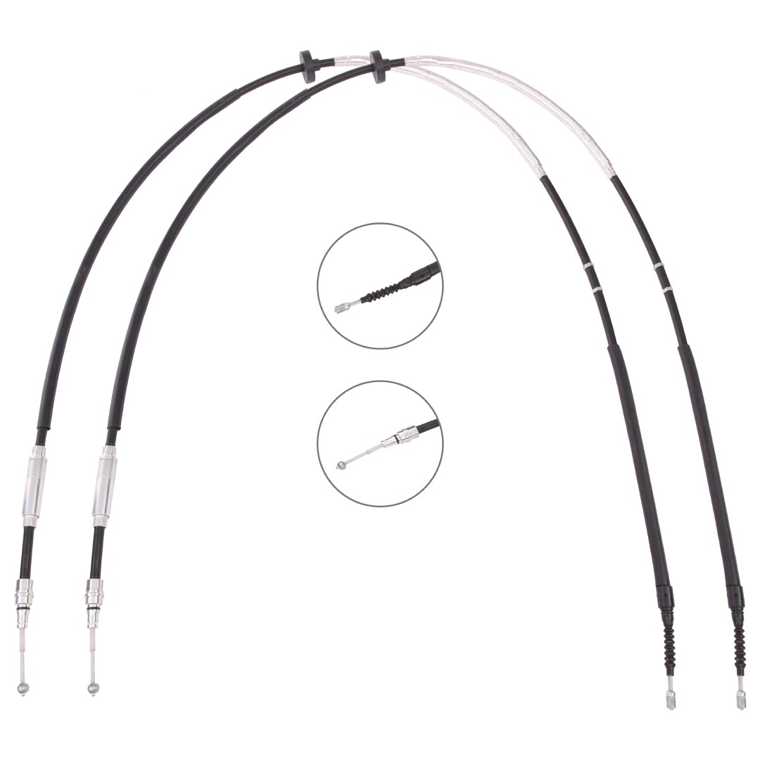 RIDEX Hand brake cable Article number: 124C1163 cheaply