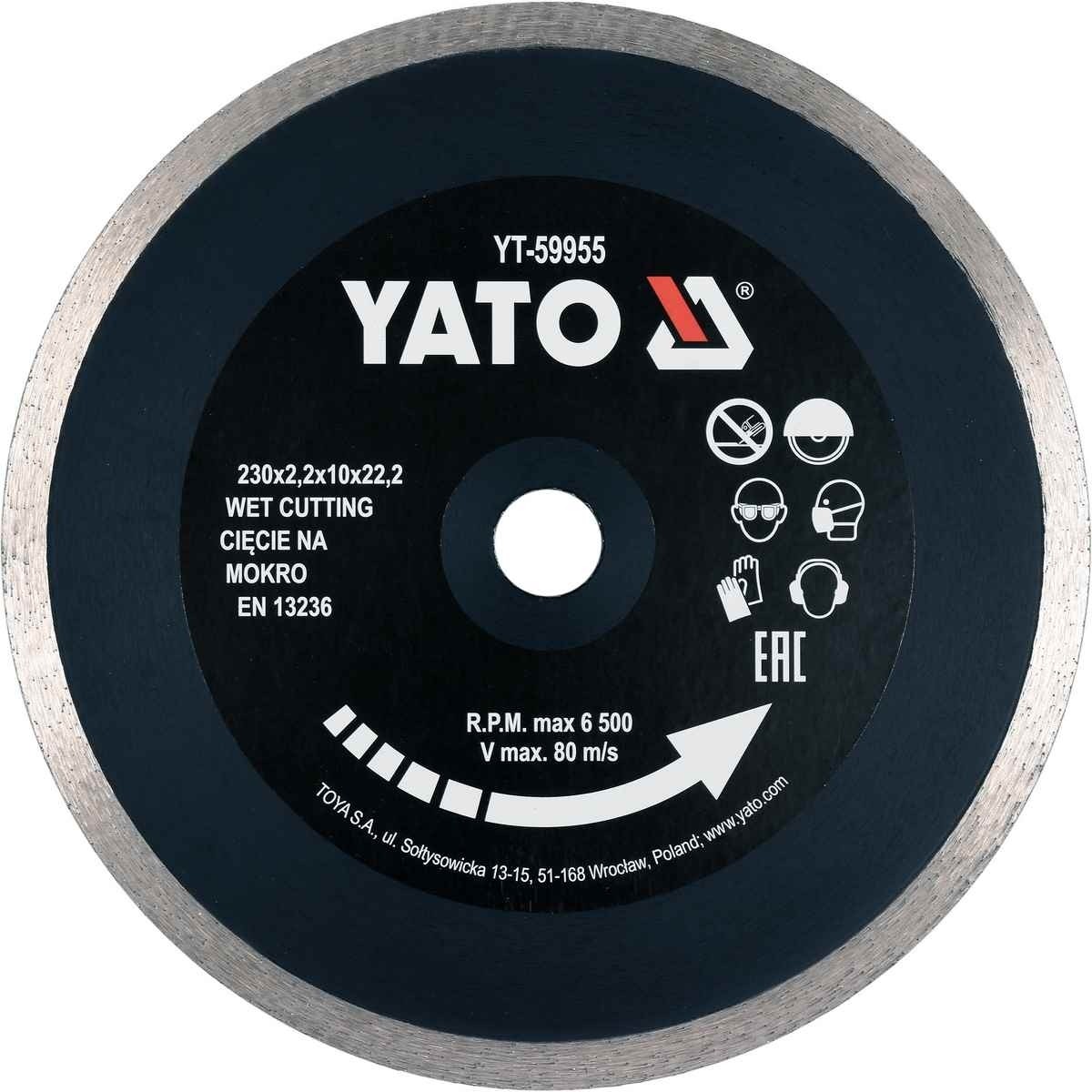 YATO Skæreskive, vinkelsliber Varenummer: YT-59955 billige