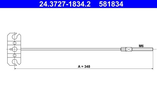 ATE Tross, seisupidur Artikli number: 24.3727-1834.2 soodsalt