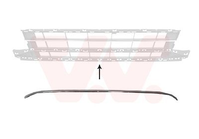VAN WEZEL 5742585 Trim / Protective Strip, radiator grille PASSAT 2.0 TDI 4motion 240 PS Diesel