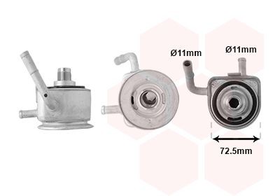 VAN WEZEL Engine oil cooler Article number: 82013701 cheaply