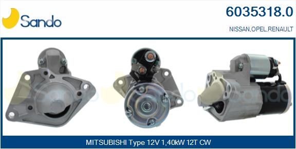 SANDO Alternator Article number: 2040524.0 cheaply