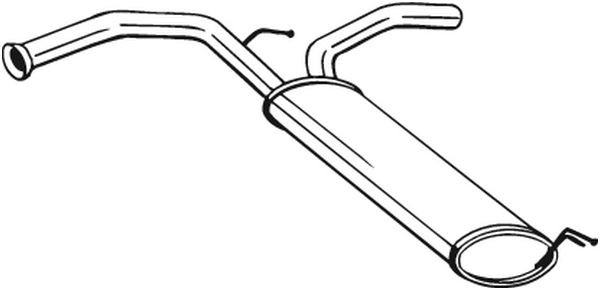 IZAWIT Rear silencer Article number: 28.062 cheaply