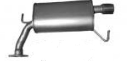 IZAWIT Rear silencer Article number: 29.044 cheaply
