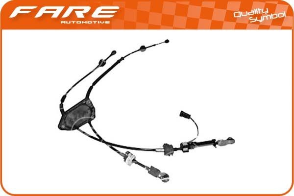 FARE SA 29640 Cable, manual transmission DOBLO 1.6 D Multijet (263AXN1B, 263AXV1B) 120 PS Diesel