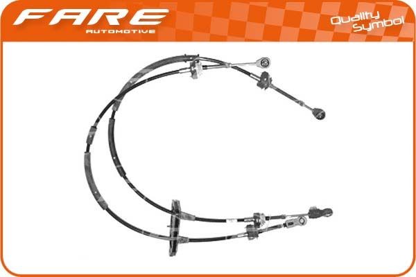 FARE SA 29641 Cable, manual transmission DOBLO 1.6 D Multijet (263AXN1B, 263AXV1B) 120 PS Diesel