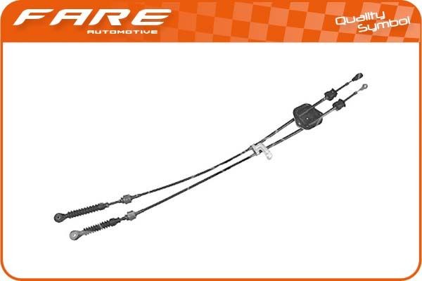 FARE SA 29650 Cable, manual transmission YARIS 1.0 (SCP10_) 65 PS Petrol 2005