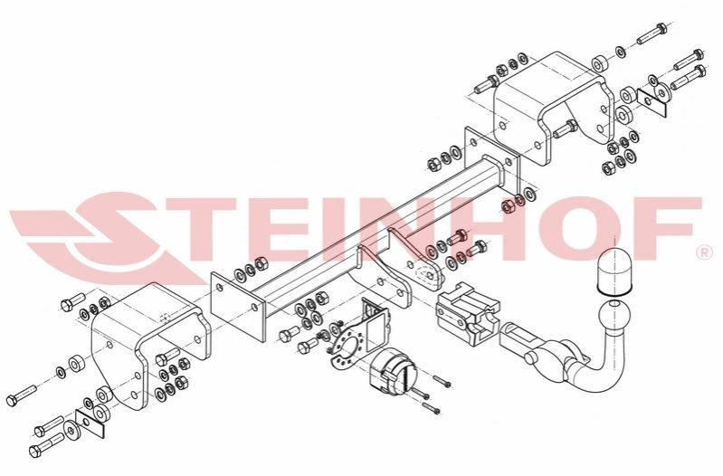 STEINHOF Trailer Hitch Article number: C-009 cheaply