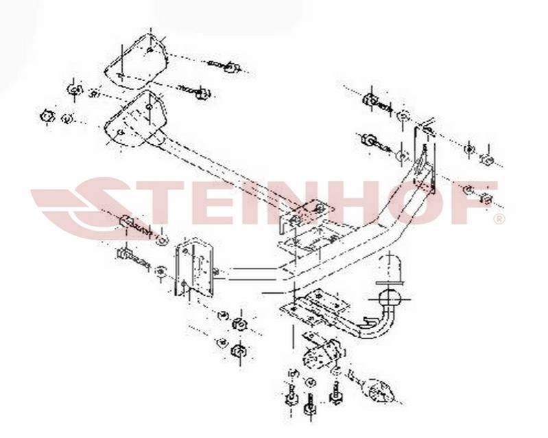 STEINHOF Trailer Hitch Article number: F-121 cheaply