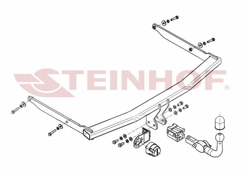 STEINHOF Trailer Hitch Article number: F-243 cheaply