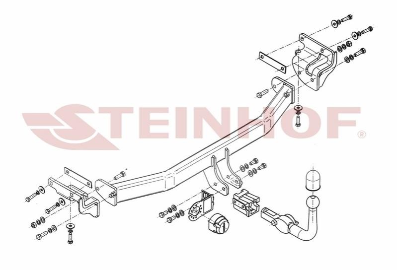 STEINHOF Trailer Hitch Article number: K-058 cheaply
