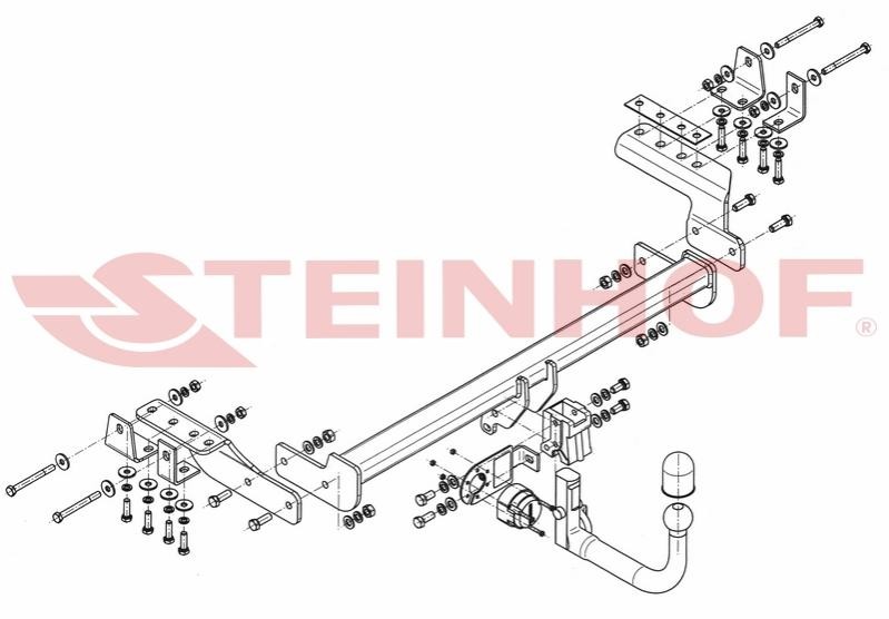 STEINHOF Trailer Hitch Article number: M-343 cheaply