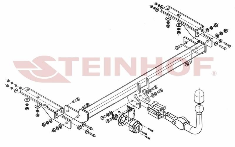STEINHOF Trailer Hitch Article number: P-038 cheaply