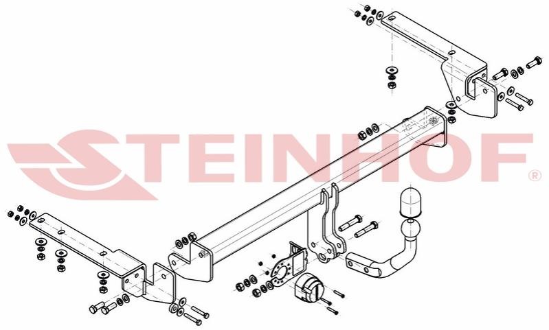 STEINHOF Trailer Hitch Article number: P-060 cheaply