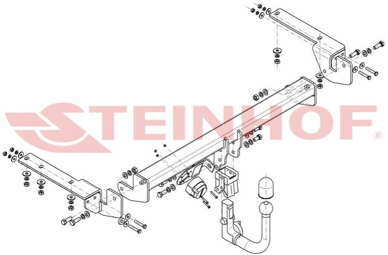 STEINHOF Trailer Hitch Article number: P-061 cheaply
