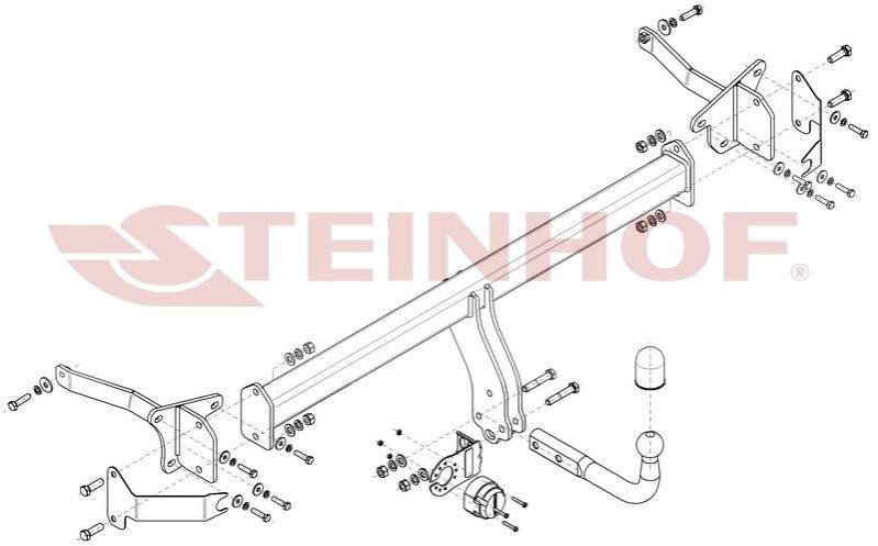 STEINHOF Trailer Hitch Article number: P-066 cheaply