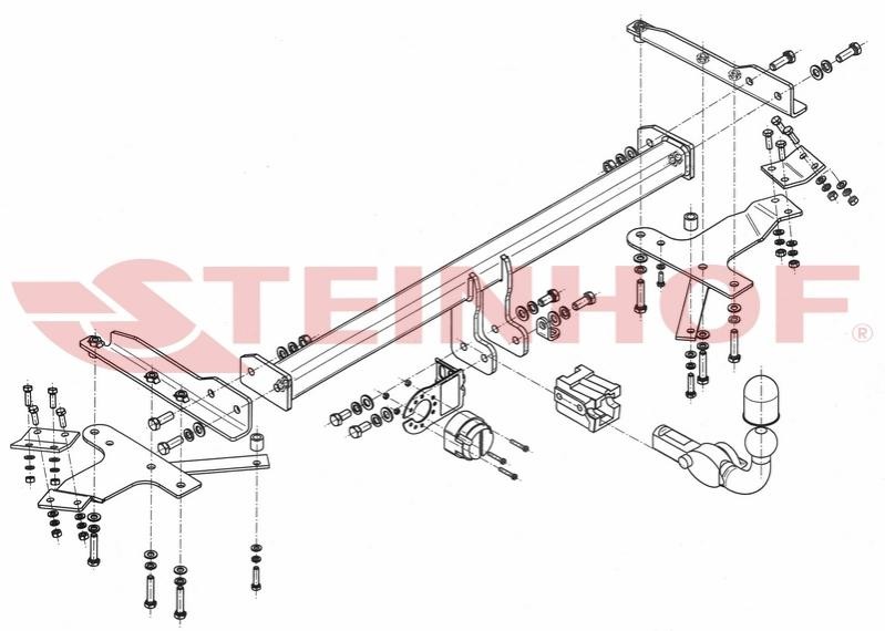 STEINHOF Trailer Hitch Article number: T-125 cheaply