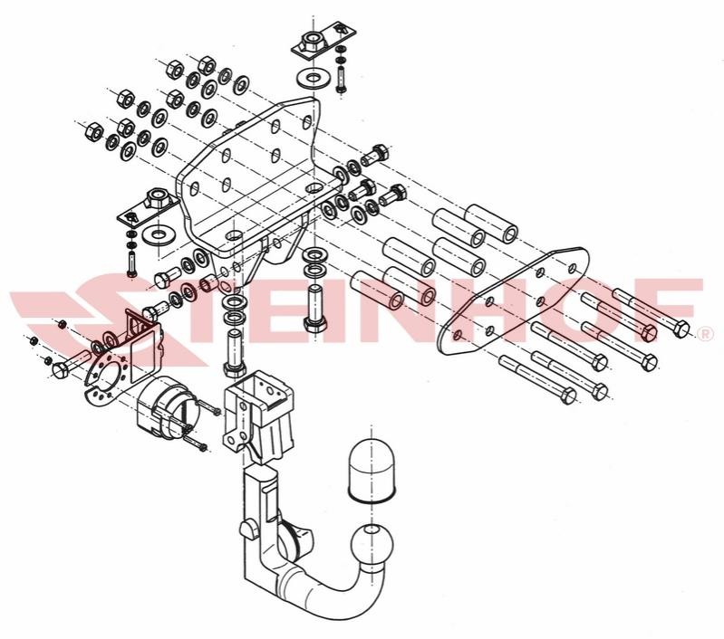 STEINHOF Trailer Hitch Article number: T-172 cheaply