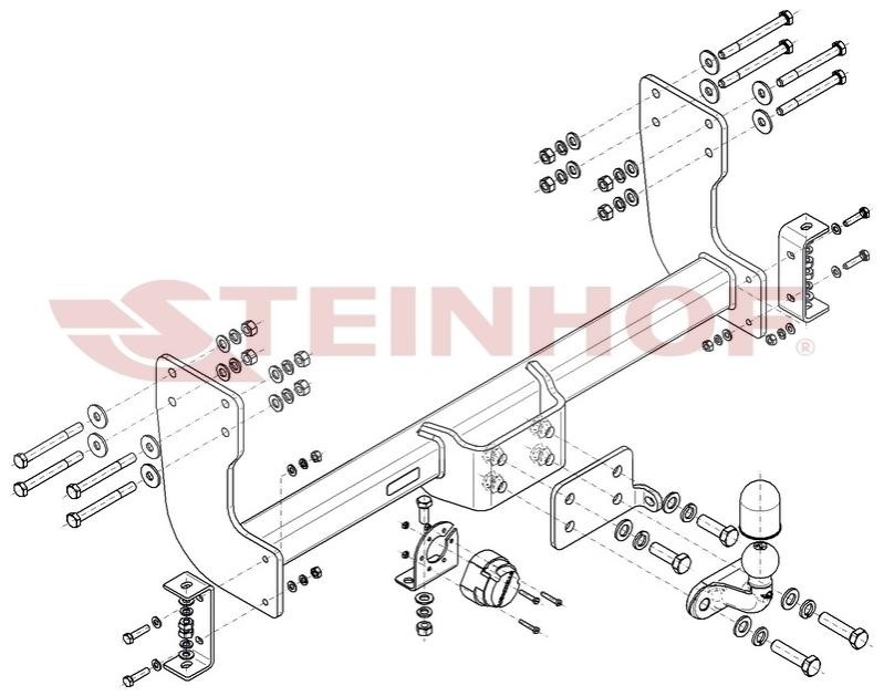STEINHOF Trailer Hitch Article number: V-037 cheaply