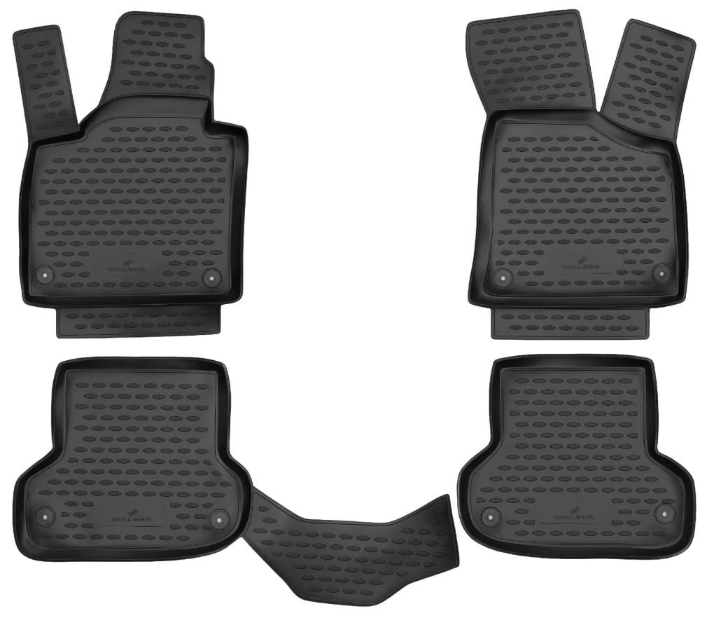 WALSER 75007 Floor mats A3 1.2 TSI 105 PS Petrol 2012