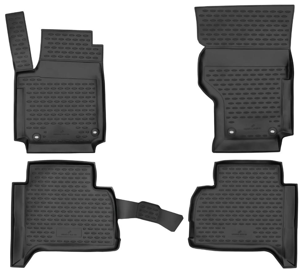 WALSER 75077 Floor mats AMAROK 2.0 BiTDI 4motion 180 PS Diesel