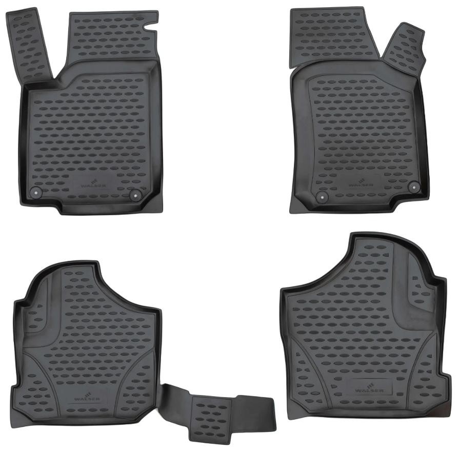 WALSER 75167 Floor mats GOLF 2.3 V5 4motion 150 PS Petrol 2006
