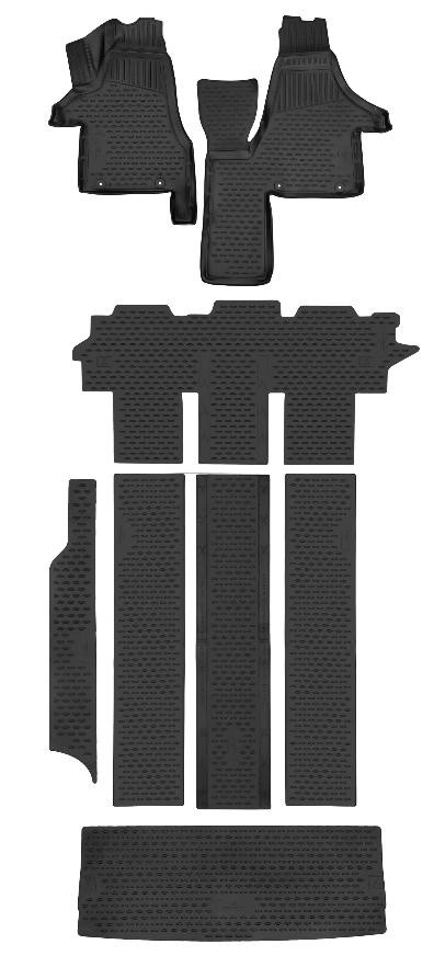 WALSER 75170 Floor mats MULTIVAN 2.0 TDI 4motion 140 PS Diesel