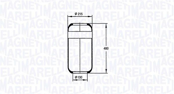 MAGNETI MARELLI Boot, air suspension Article number: 030607020044 cheaply