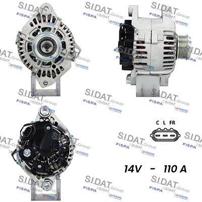 SIDAT Alternator Article number: A12VA0671A2 cheaply