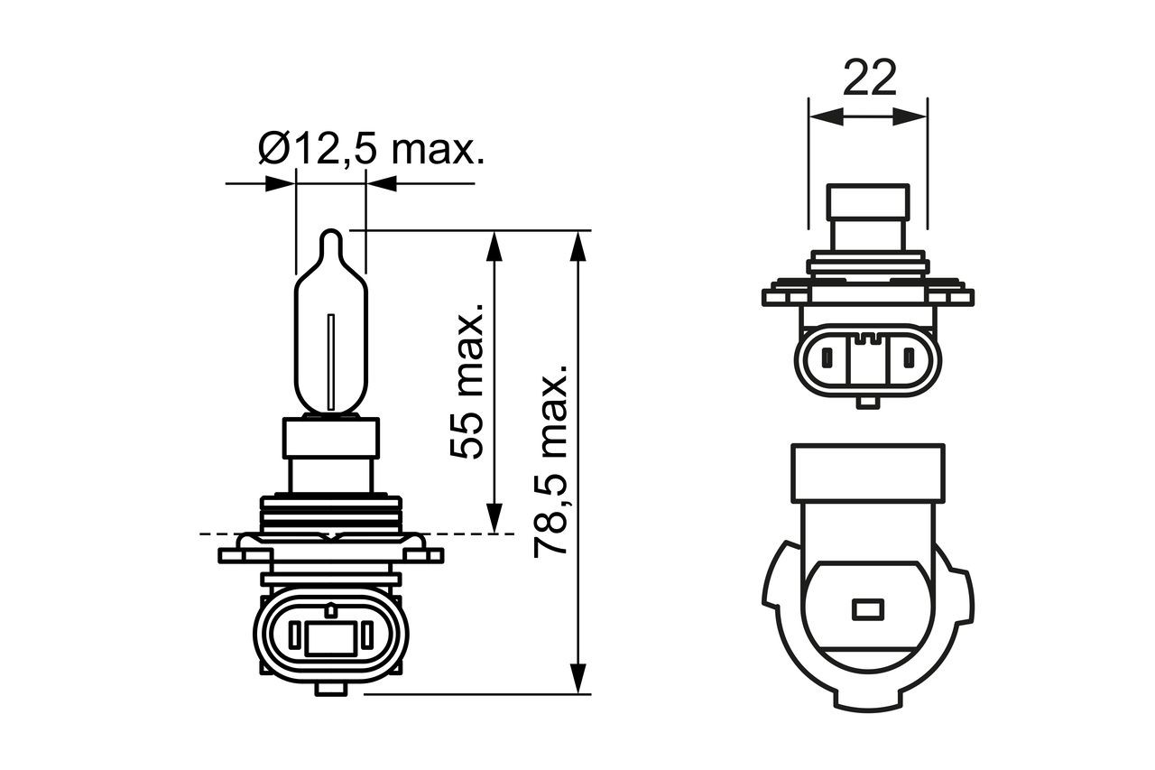 BOSCH Bulb, spotlight Article number: 1 987 302 027 cheaply