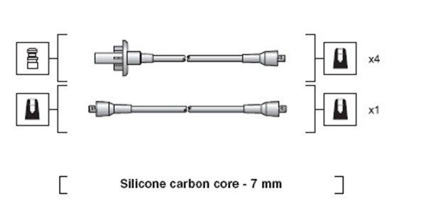 MAGNETI MARELLI Ignition Cable Kit Article number: 941318111013 cheaply