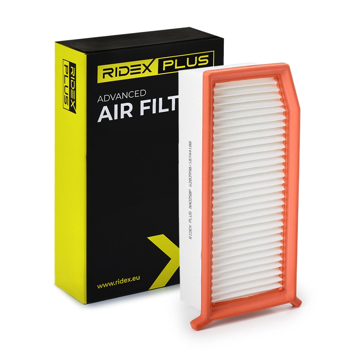 RIDEX PLUS Õhufilter Artikli number: 8A0258P soodsalt