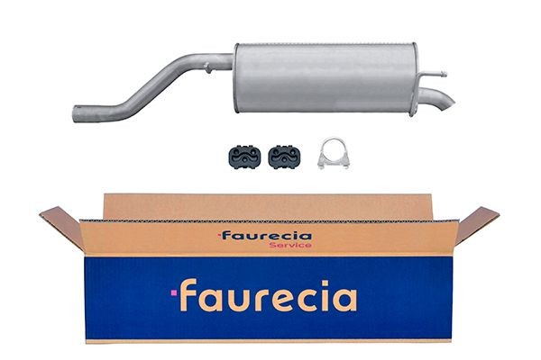 HELLA Rear silencer Article number: 8LD 366 031-511 cheaply