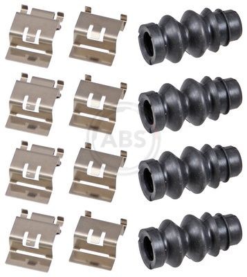 A.B.S. 0124Q Accessory Kit, disc brake pads DS7 1.6 PureTech 225 (J45GCR, J45GGR) 225 PS Petrol