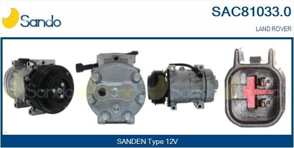 SANDO Air conditioning compressor Article number: SAC81033.0 cheaply