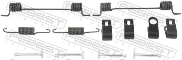 FEBEST 1204-SFER-KIT Lisakomplekt, seisupiduriklotsid SORENTO 2.4 GDI AWD 190 HP Bensiin 2016