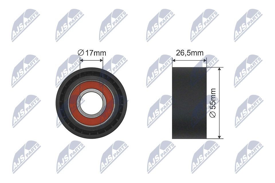 NTY Tensioner Pulley, V-belt Article number: RNK-CT-035 cheaply