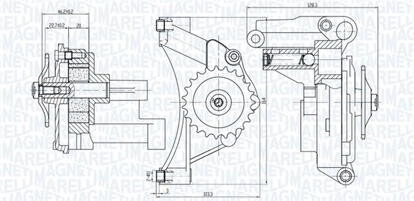 MAGNETI MARELLI Õlipump Artikli number: 351516000014 soodsalt