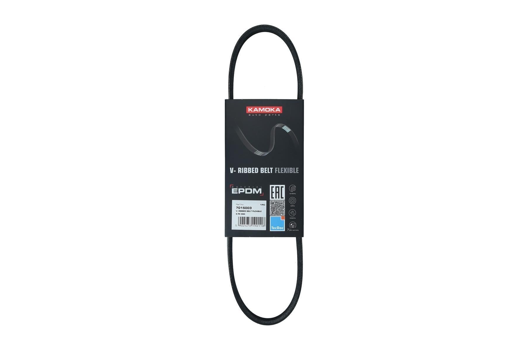 KAMOKA Serpentine belt Article number: 7015003 cheaply