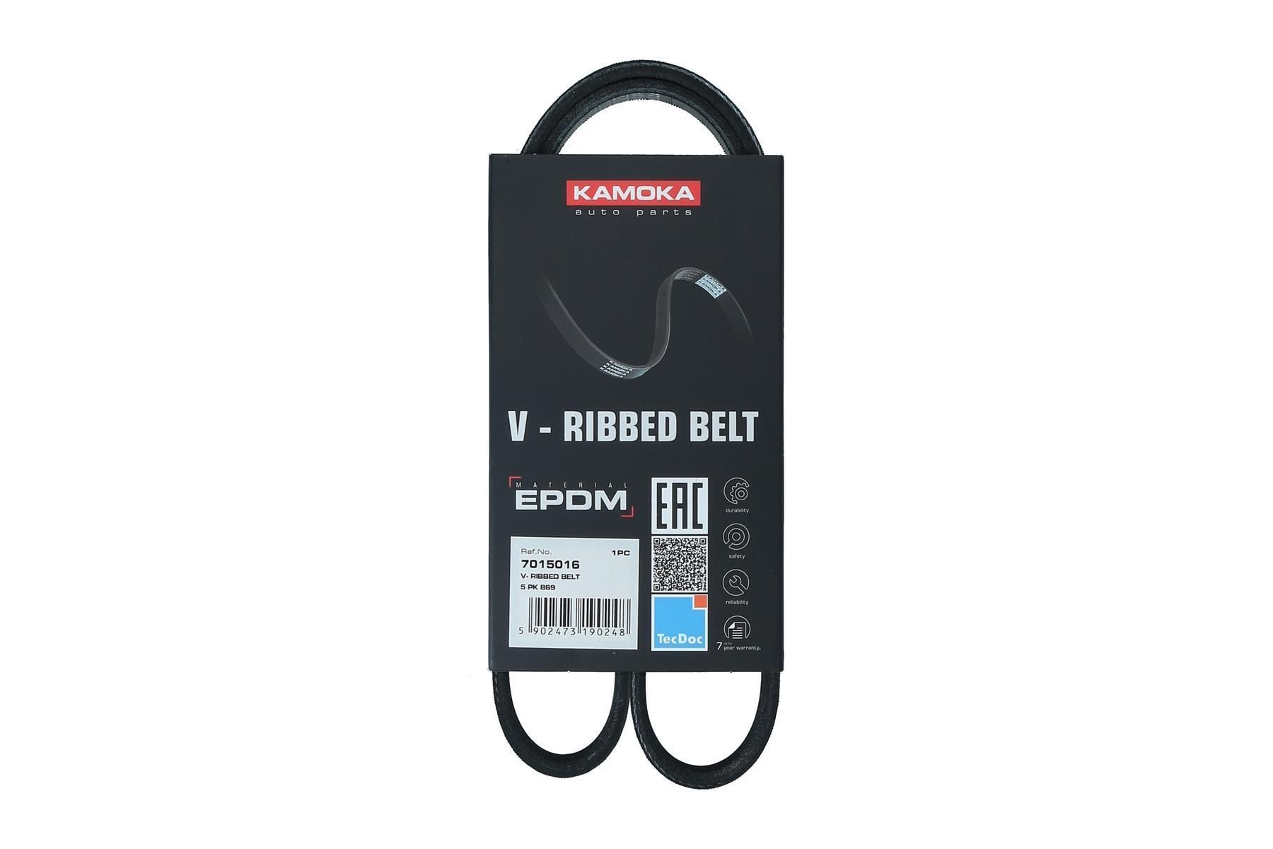 KAMOKA Serpentine belt Article number: 7015016 cheaply